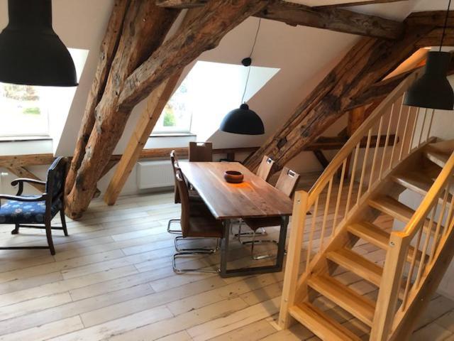 Schloss Lelkendorf Apartment Ulrichshusen Maisonette Fewo Mecklenburger Seenplatte Mit Dachterrasse Naehe Ostsee Екстериор снимка